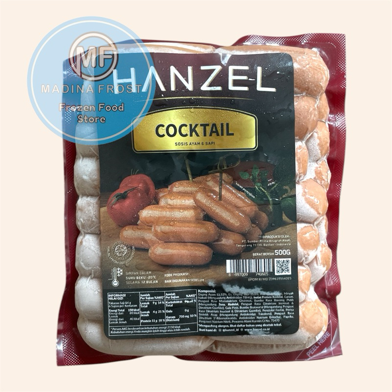 

HANZEL SOSIS COCKTAIL 500g
