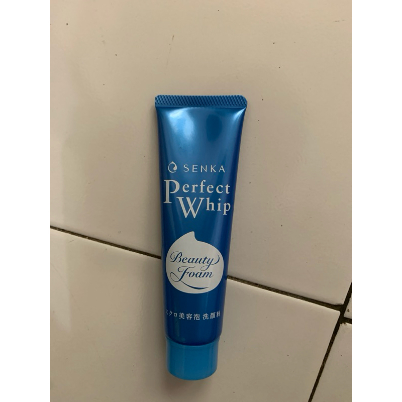 preloved face wash senka biru