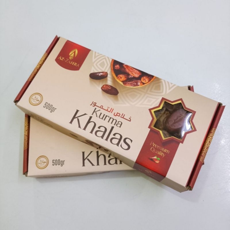 

Kurma Khalas Az-Zahra 500g Premium