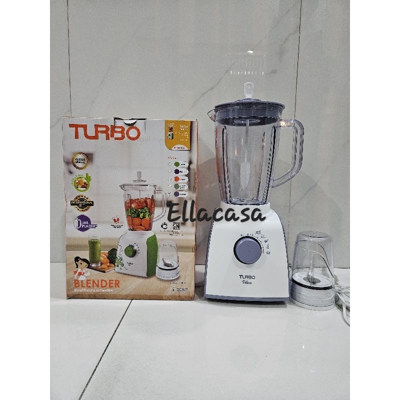 Blender Turbo Plastik EHM 8097 / Blender Jar Plastik Turbo (warna random)