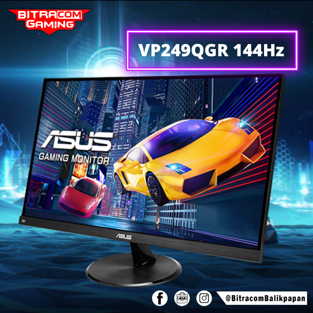 Monitor Gaming Asus - VP249QGR - LED Monitor 23,8" 144Hz Gaming Monitor