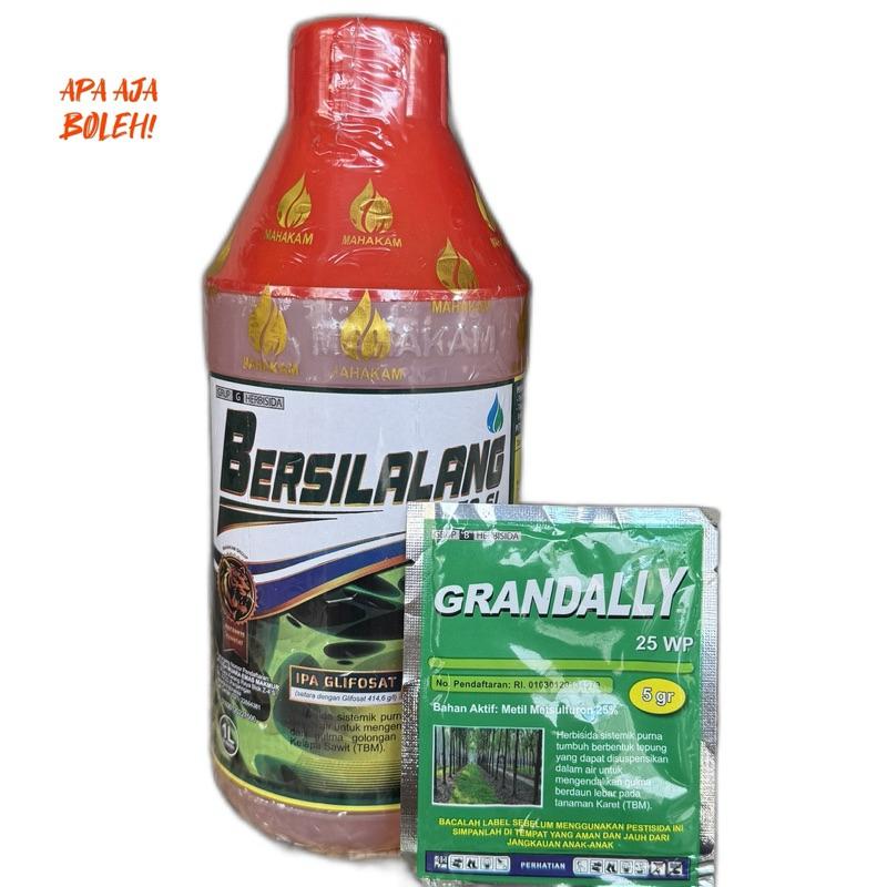 HERBISIDA BERSILALANG 559 SL 1 LITER MAHAKAM/RACUN KUNING SISTEMIK GULMA LEBAR RUMPUT KELAPA SAWIT 1
