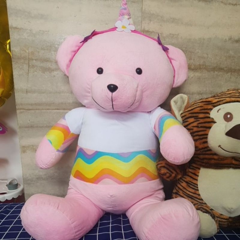 boneka bear jumbo pink