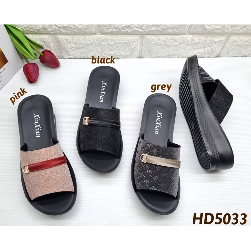 XIUXIAN sandal casual flat wanita +-3cm