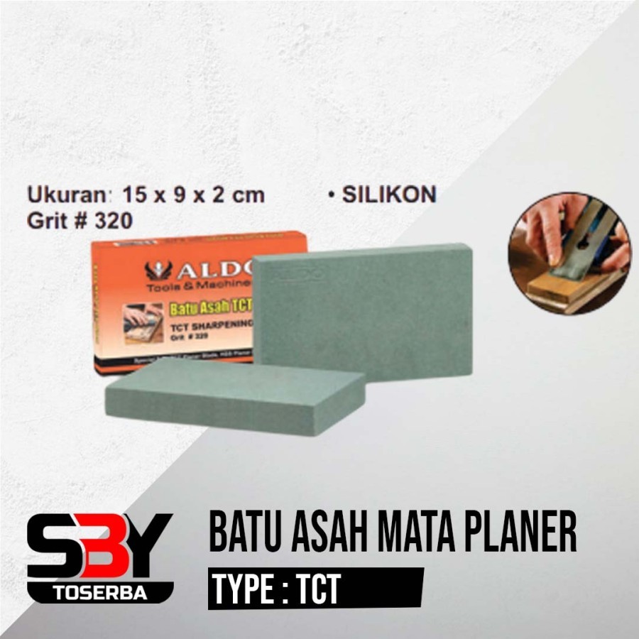 Batu Asah Mata Planer TCT ALDO / Batu Gosok / Batu Asah Pisau