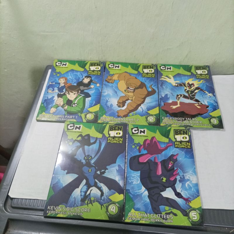 komik berwarna Ben 10 Alien Force nomor 1 sampai 9/harga per buku