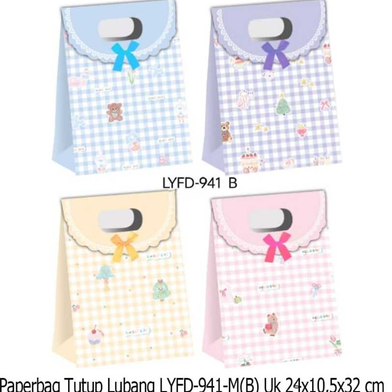 

PAPER BAG BUKA TUTUP AESTHETIC/PAPER BAG VELCRO