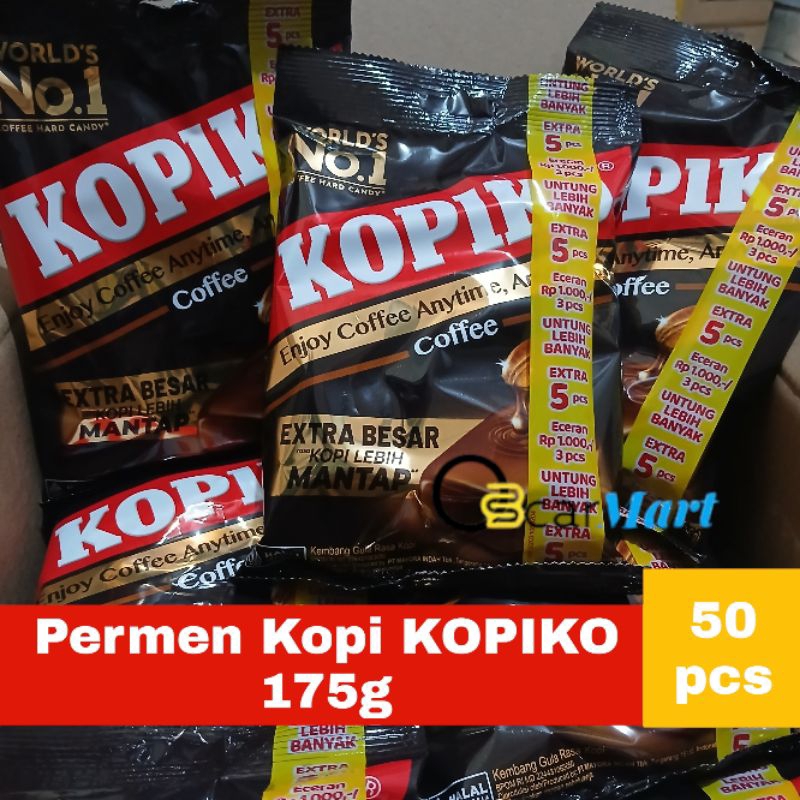 

DEPO Permen KOPIKO 1 pack isi 50 pcs Rasa Kopi Asli