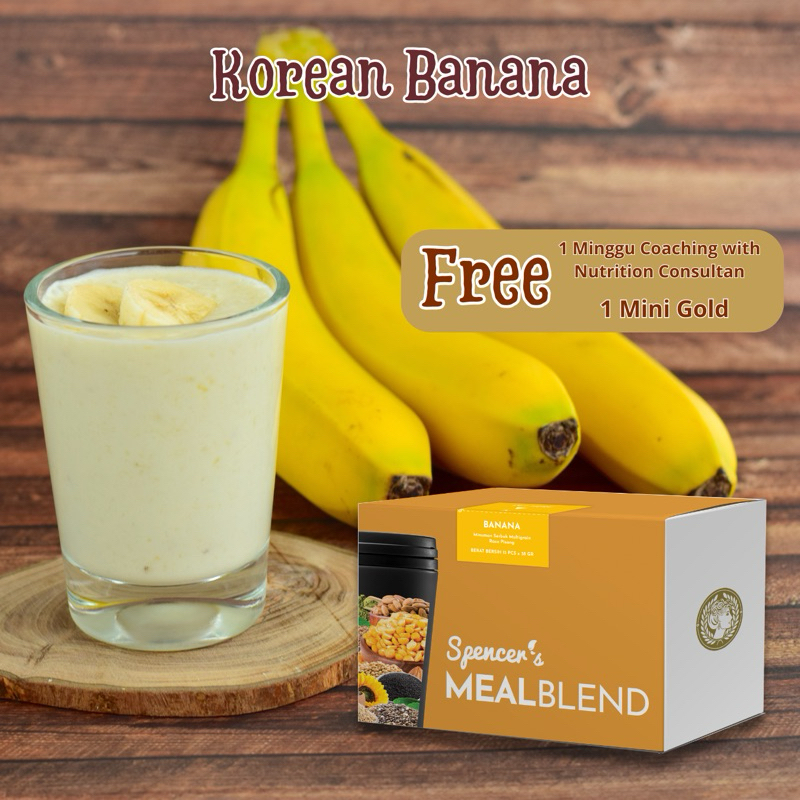 

Spencers Mealblend Pisang Banana box @15 Sachet Meal Replacement Multigrain
