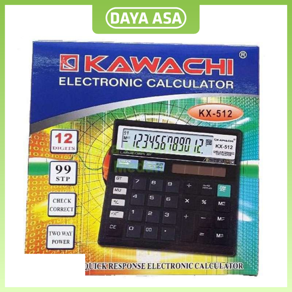 

Kalkulator Kawachi KX-512 | KAWACHI KX-512 12 DIGIT