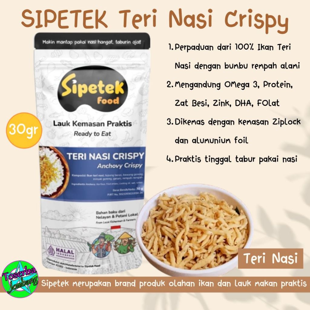 

Sipetek Teri Nasi Crispy