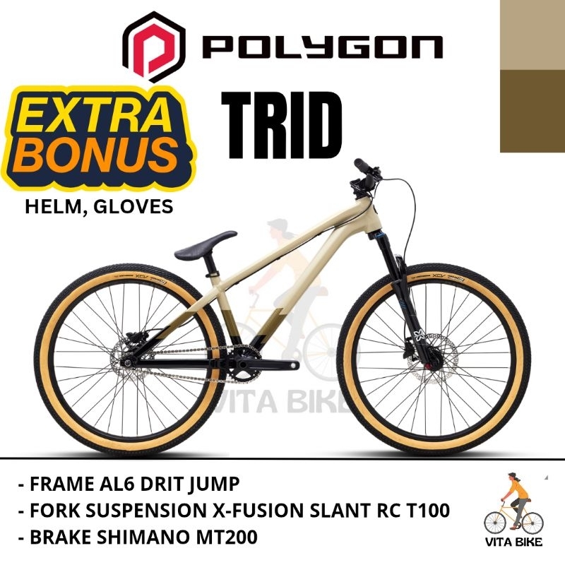 Polygon Sepeda Dirt Jump BMX Trid