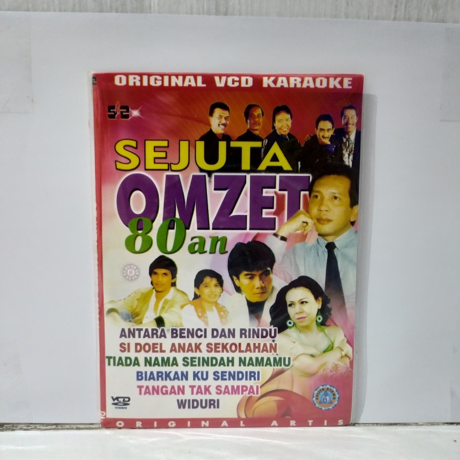VCD Original Karaoke Sejuta Omzet 80an