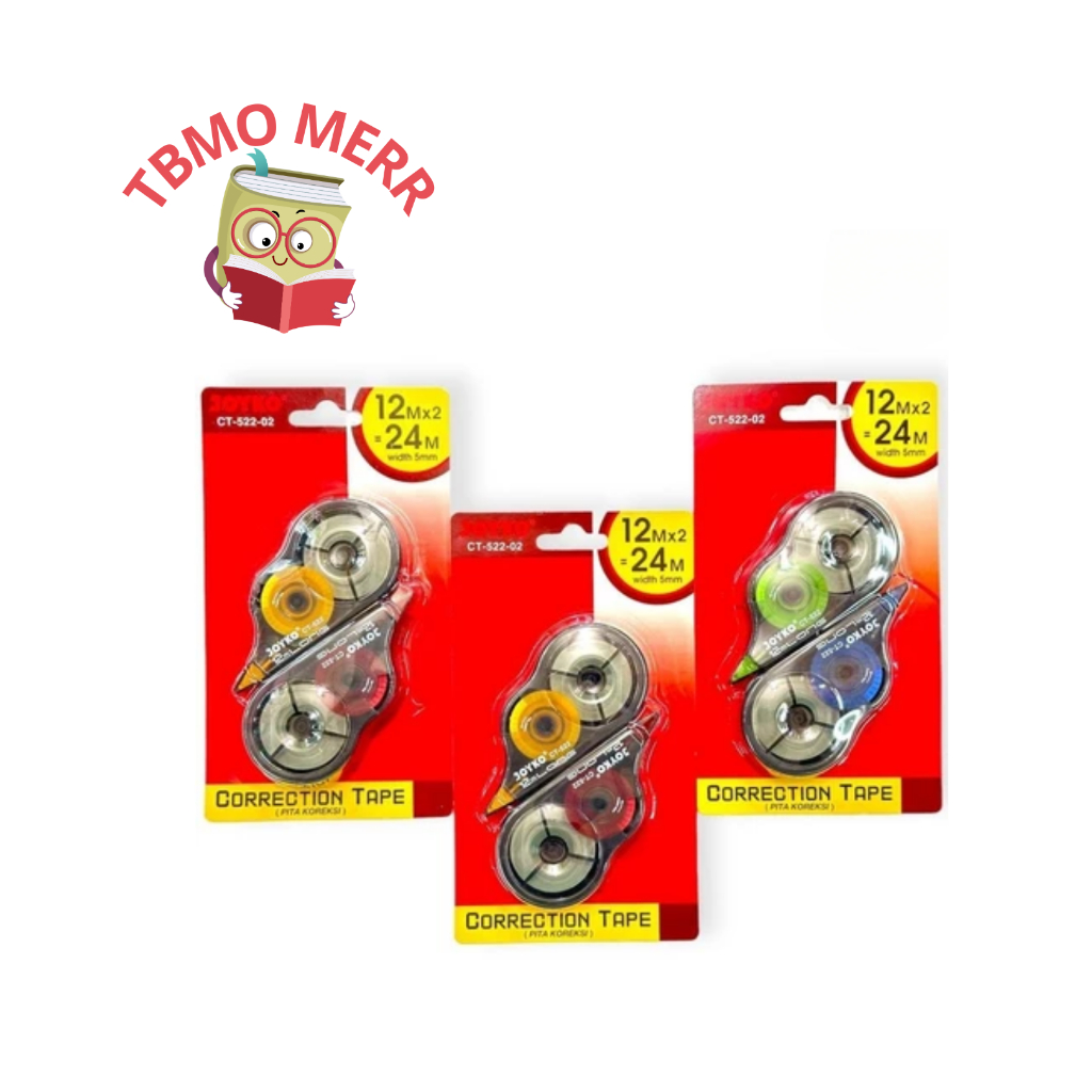 

Correction Tape Joyko CT-522 Isi 2 PCS