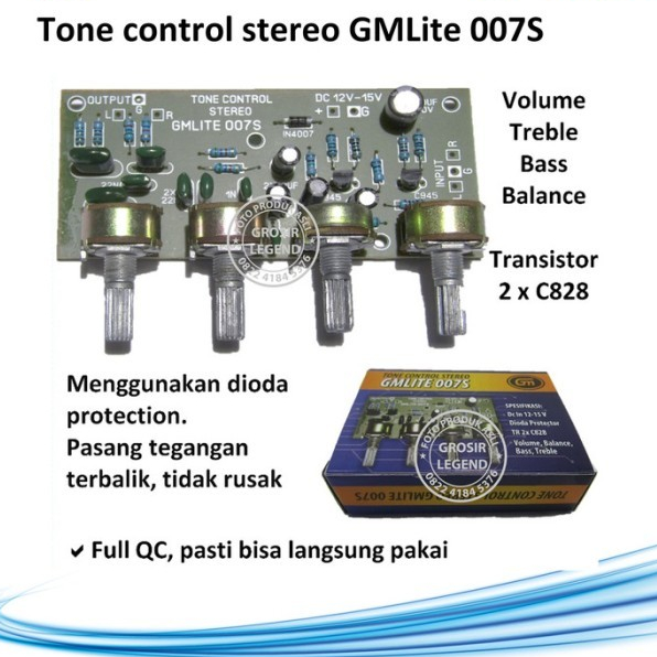 Tone control stereo GMLite 007S