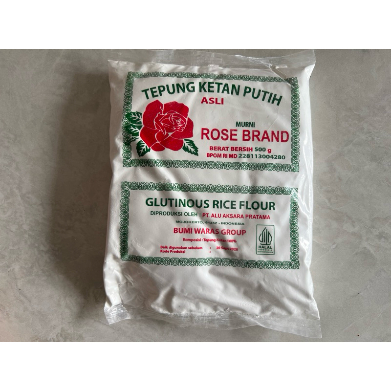 

Tepung Ketan Putih Murni Rose Brand Glutinous Rice Flour