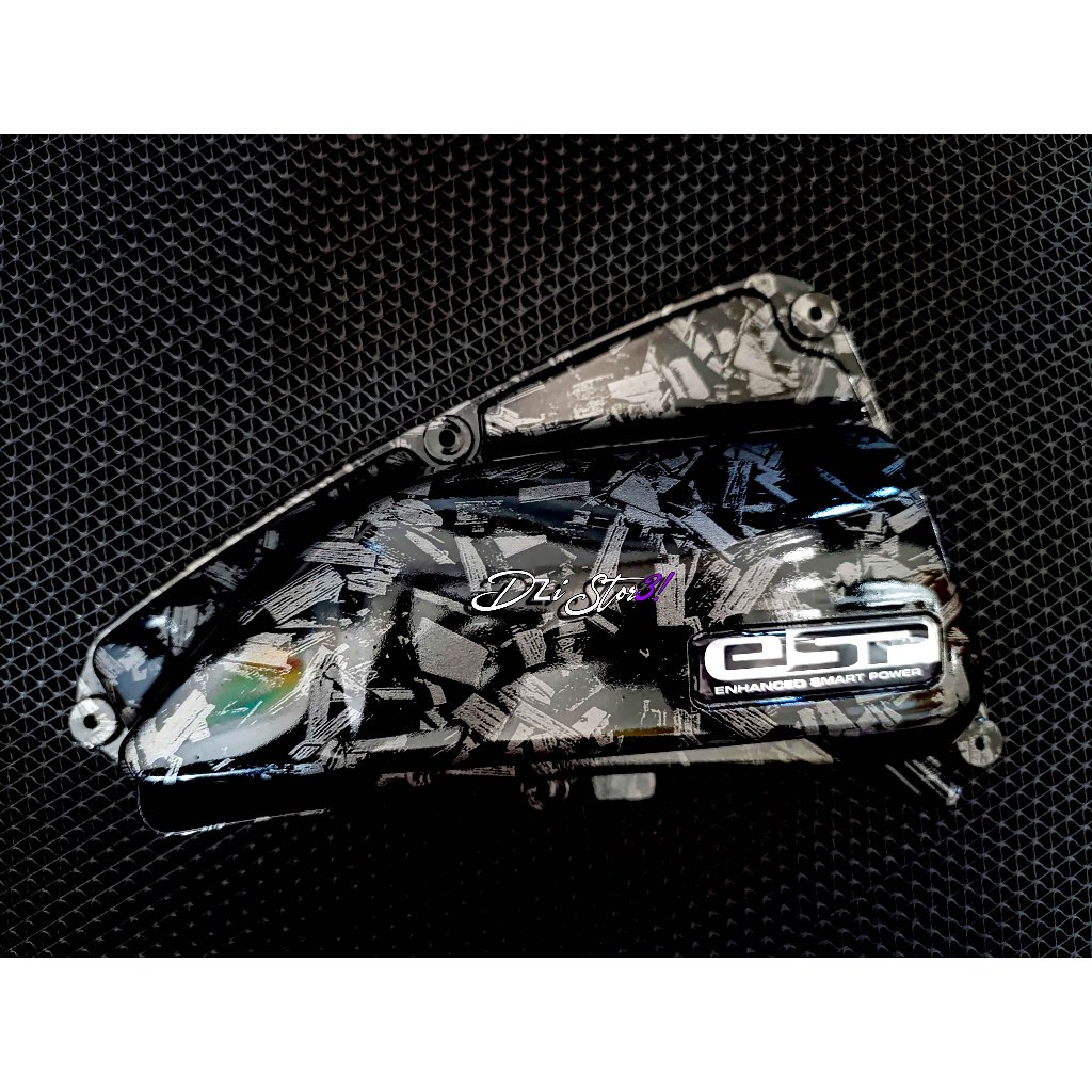 TUTUP FILTER CARBON FORGED GENIO / TUTUP FILTER BEAT NEW CARBON FORGED BLACK BEAT DELUXE SCOOPY NEW 