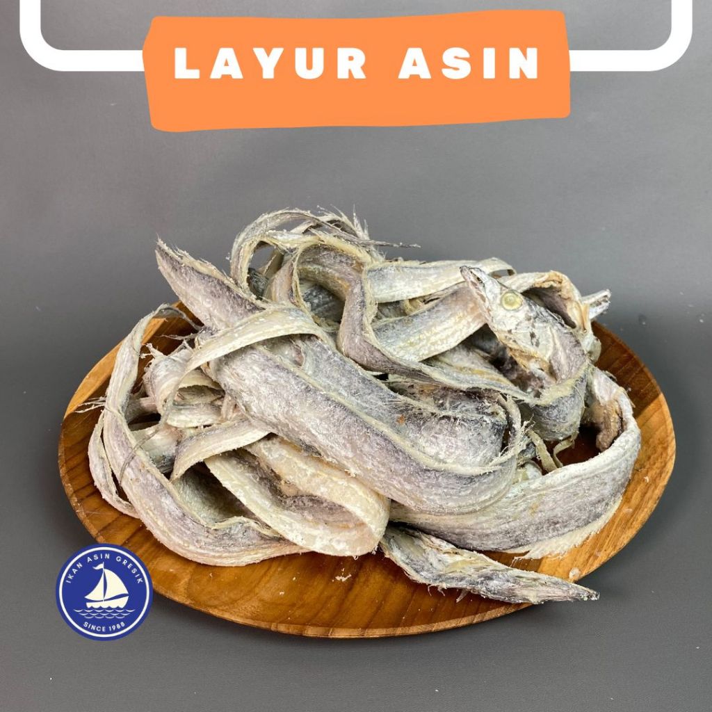 

Ikan Asin Gresik Ikan Asin Layur Jumbo Kemasan 500gram