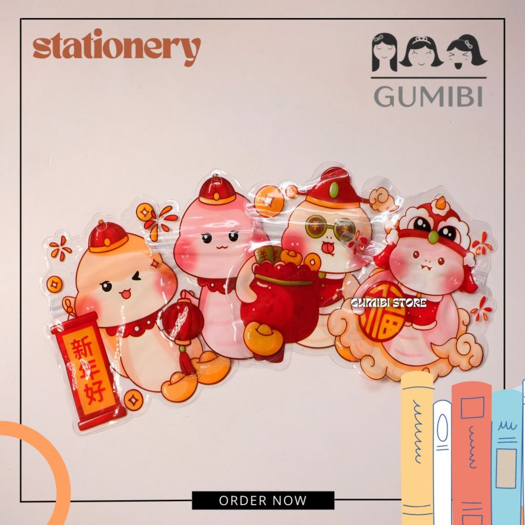 

POUCH ZIPPER ANGPAO IMLEK SINCIA ULAR PLASTIK ZIPPER AMPAO IMLEK ULAR SNAKE LUCU TERMURAH