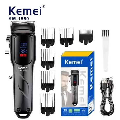 Kemei Alat Cukur Rambut Elektrik Hair Clipper Kemei KM-1550 / KM-1550 Alat Pencukur Kumis Jenggot Pr