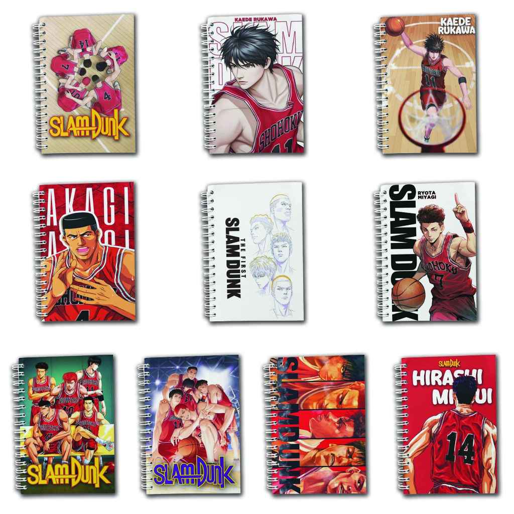 

Note Book Spiral Large (10 cm X 14 cm) Edisi Slam Dunk #2/ Notebook A6 Custom / Seminar Kit Surabaya