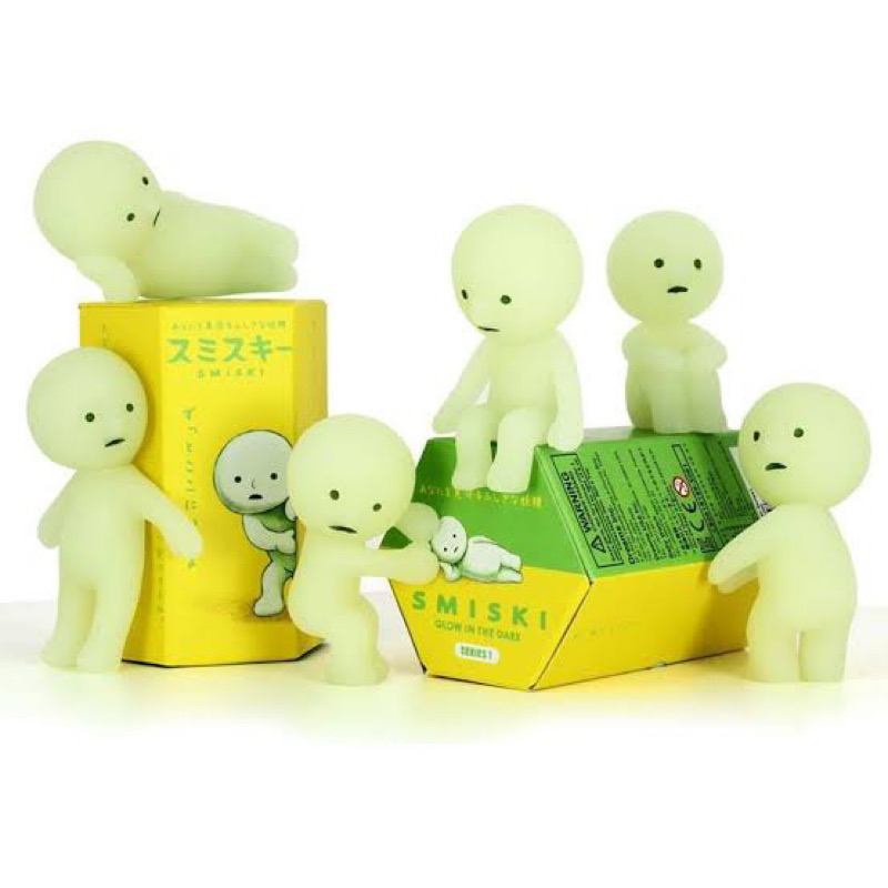 smiski series 1 figurines yoga figurines