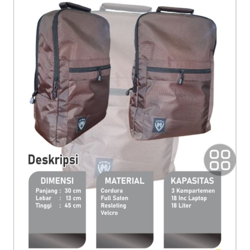 Tas Ransel Double M A01202 (Casual)