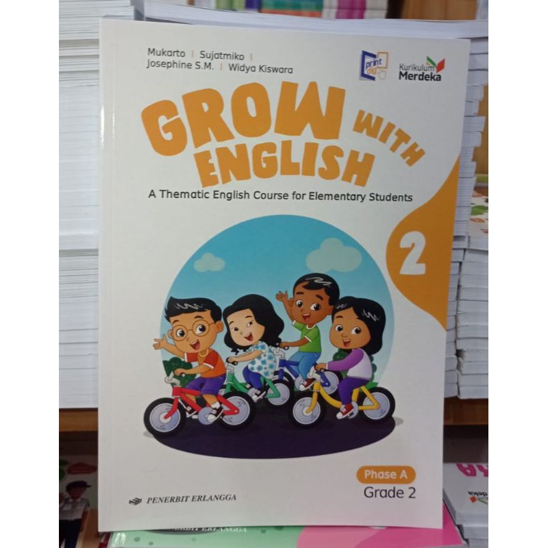 Grow with English Bahasa Inggris SD Kelas 2 Kurikulum Merdeka Erlangga