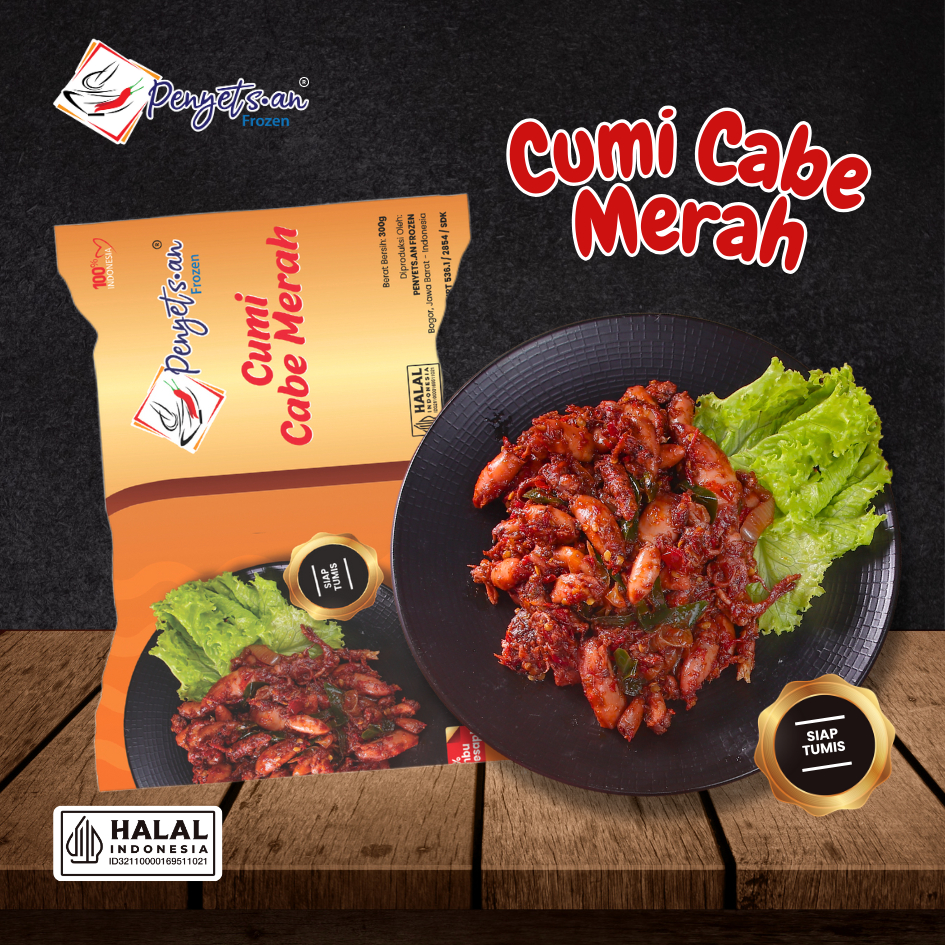 

Penyets.an Cumi Tumis Cabe Merap Siap Saji