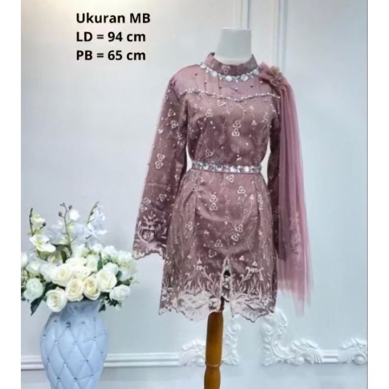 Atasan Kebaya (FLOO FASHION) warna milo premium