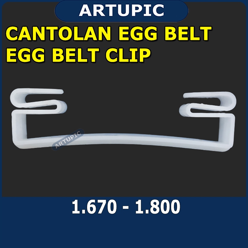 Cantolan Egg Belt Clip Jepitan Sabuk Pengangkut Telur Conveyor Otomatis Kandang Ayam Modern Artupic