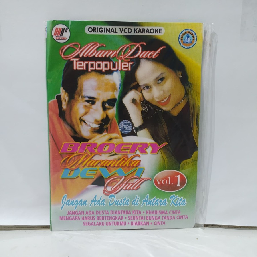 VCD Ori Karaoke Album Duet Terpopuler Broery Marantika Dewi Yull Vol.1