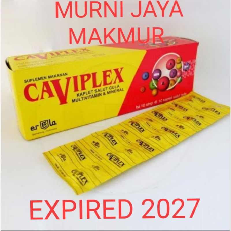 CAVIPLEX 1 BOX 100 TABLET EXP 2027..