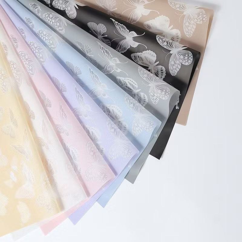 

Kertas Buket Bunga Kertas Cellophane Motif Butterfly
