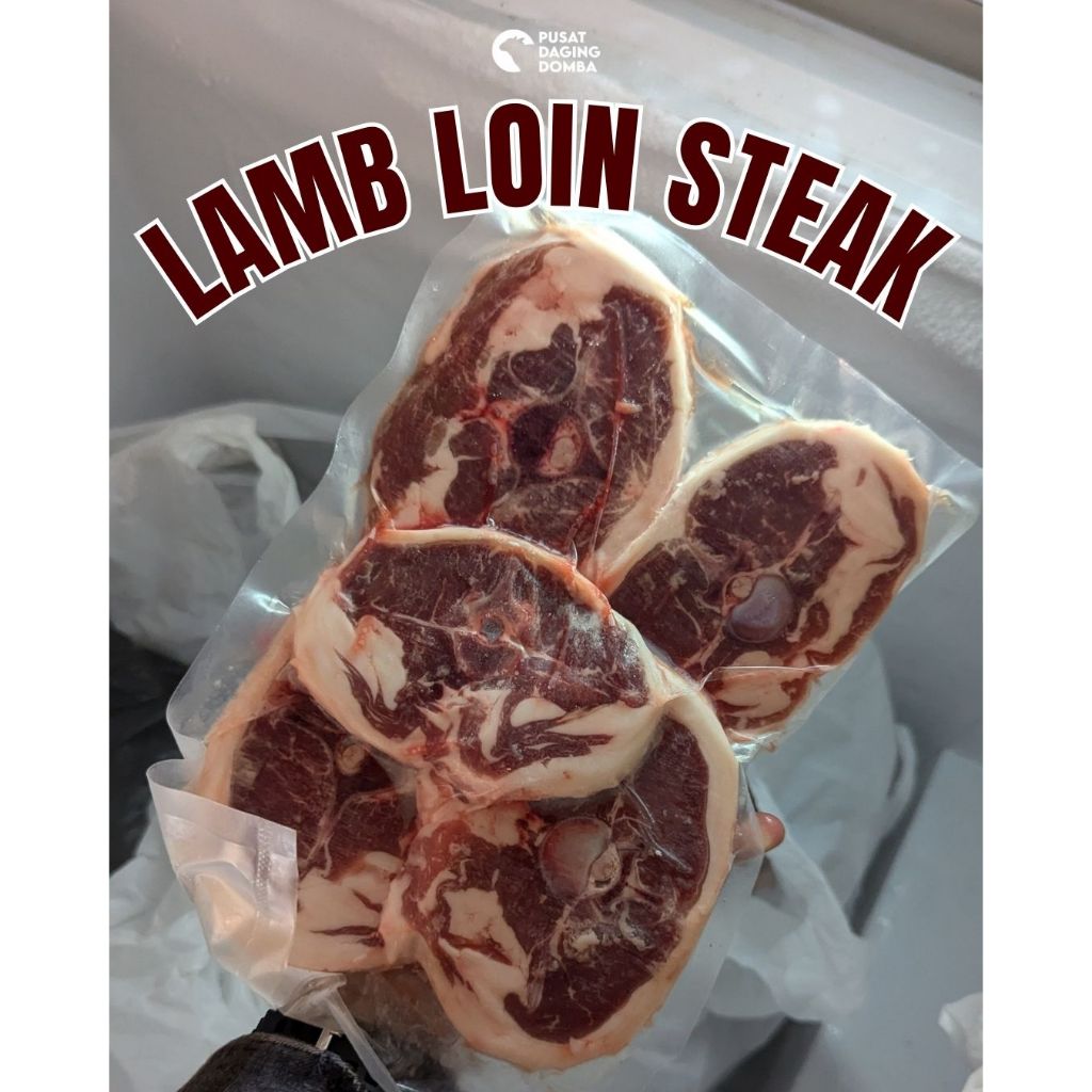 

Lamb Loin Steak - Lamb Chop - Daging Steak Domba 500 Gram