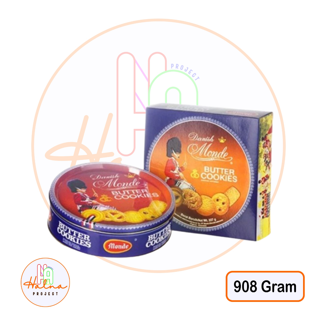 

MONDE BUTTER COOKIES 908 GRAM KALENG SNACK LEBARAN ENAK HANTARAN PARCEL