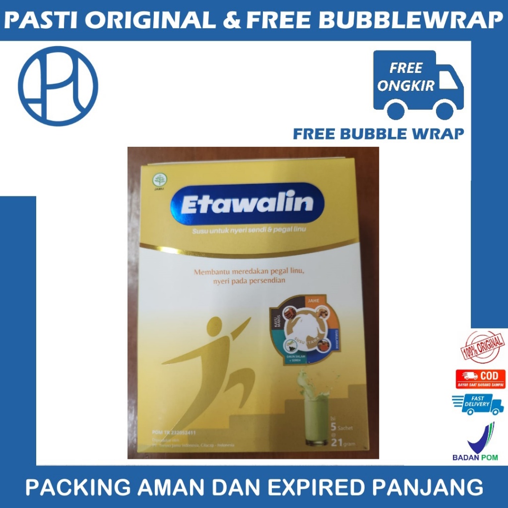 ETAWALIN BOX ISI 5 SACHET SUSU NYERI SENDI PEGAL LINU SUSU ETAWA