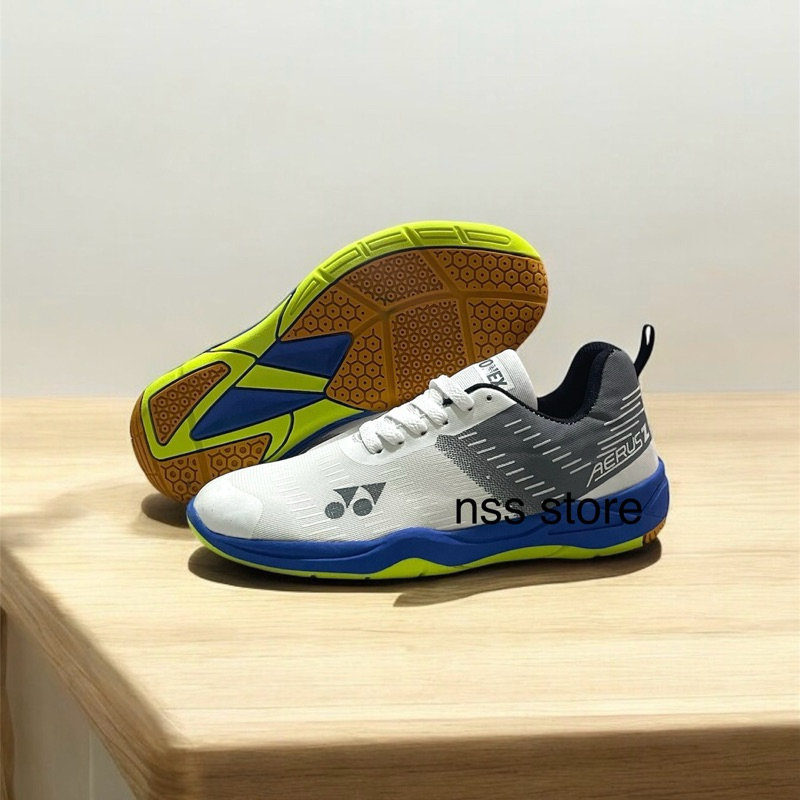 Sepatu badminton anak laki laki perempuan sol karet anti licin sepatu bulutangkis sol karet