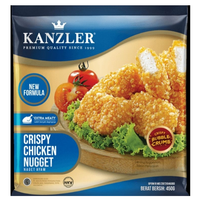 

Kanzler Crispy Chicken Nugget Bubble Crumb 450 g
