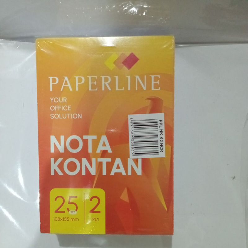 

Nota kontan 2 PLY kecil paperline K2 / PAKAN