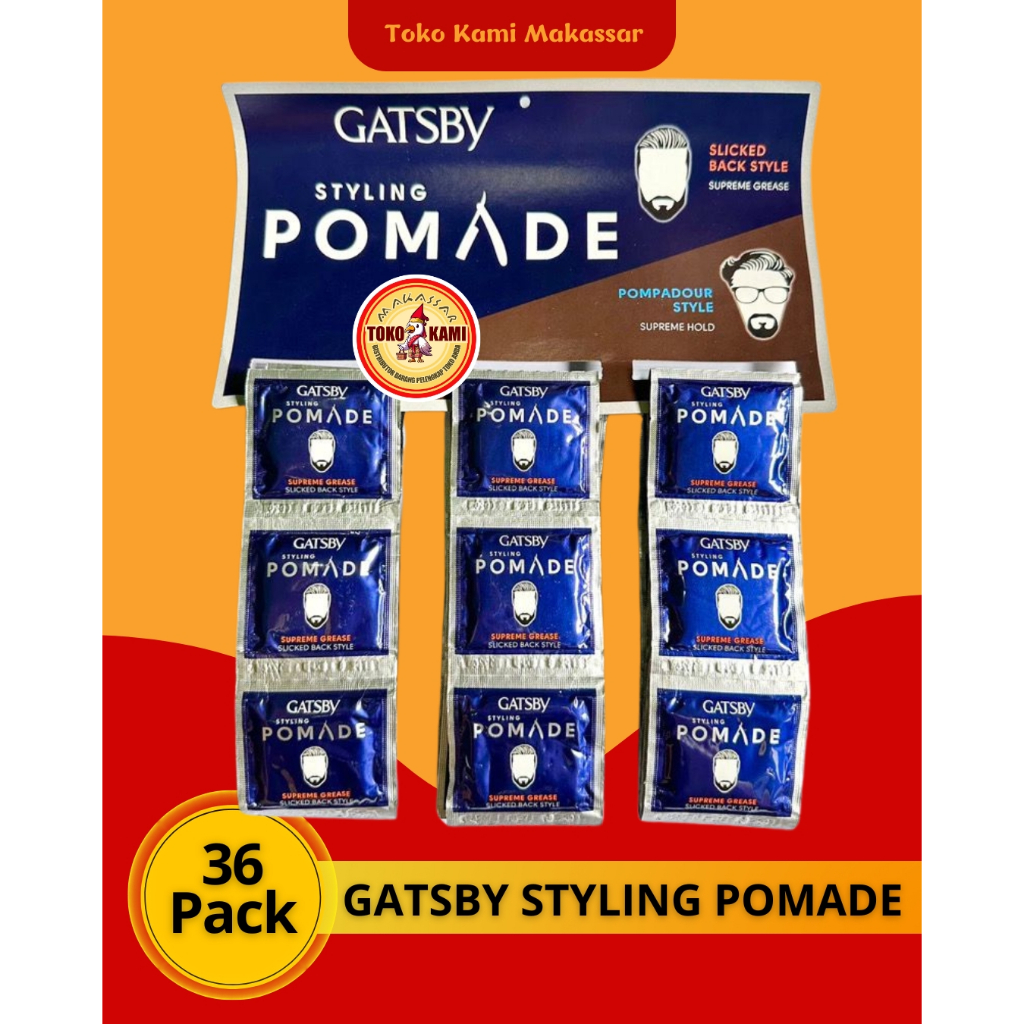 Gatsby Pomade Sachet(36sachet) Makassar