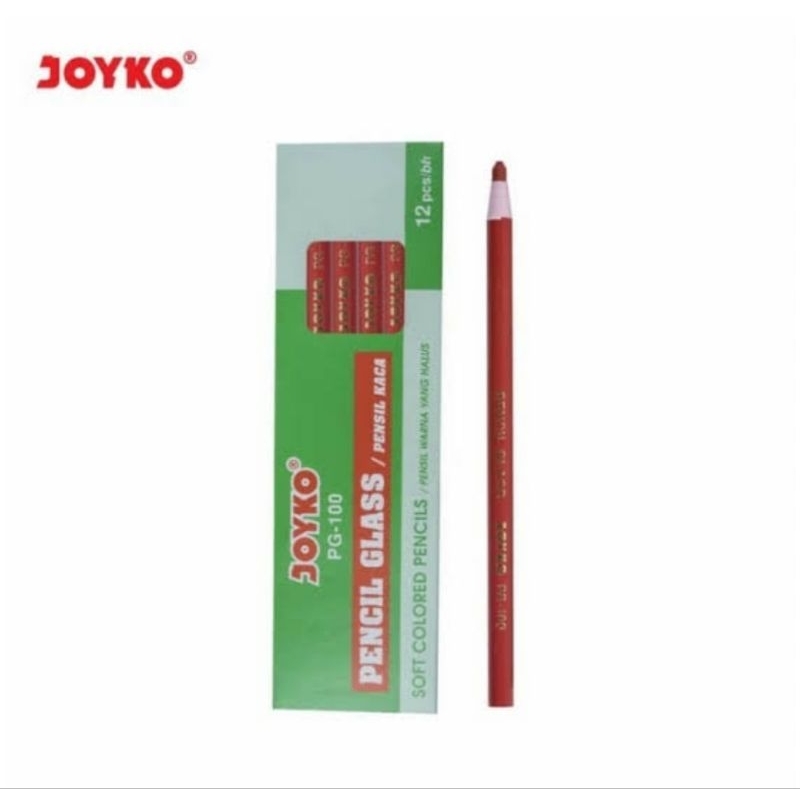

HJK (6 Lusin) Pensil Kaca Joyko PG-100 Warna Beragam