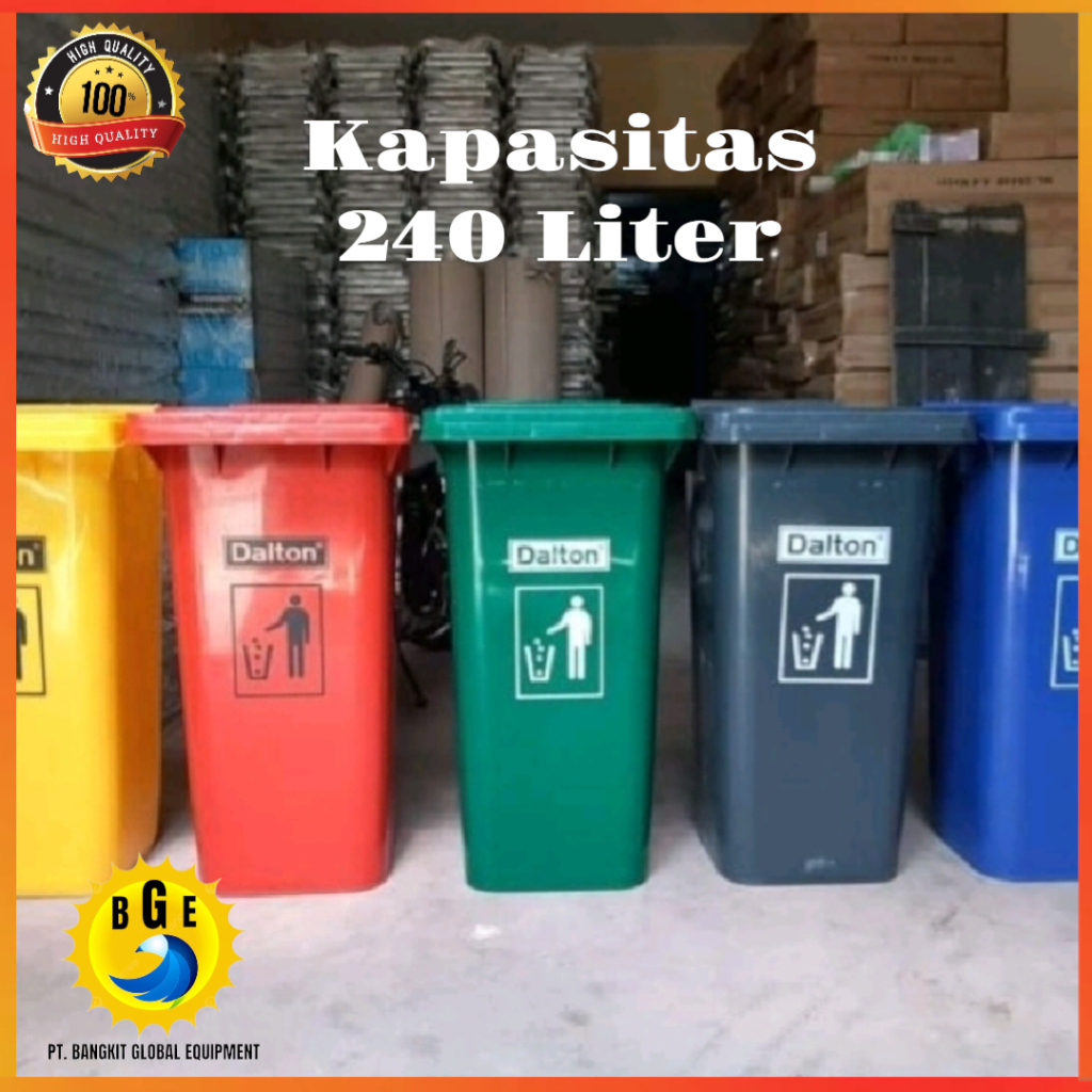 Tempat Sampah Besar 120 Liter Dalton