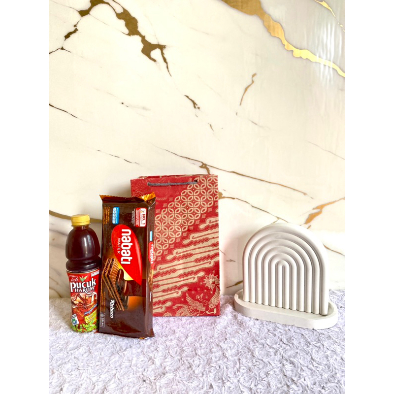 

paperbag wafer polos motif paperbag tas kertas paperbag 15X25