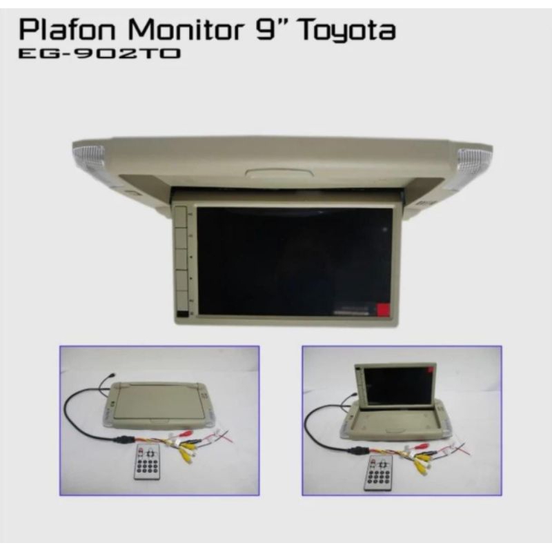 EG-902TO TV PLAFON MONITOR MOBIL 9 inch for TOYOTA - TV Roop