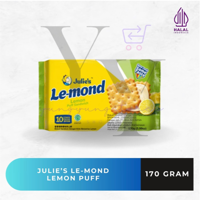 

Julie's Le-Mond Puff Lemon Sandwich 180 gram