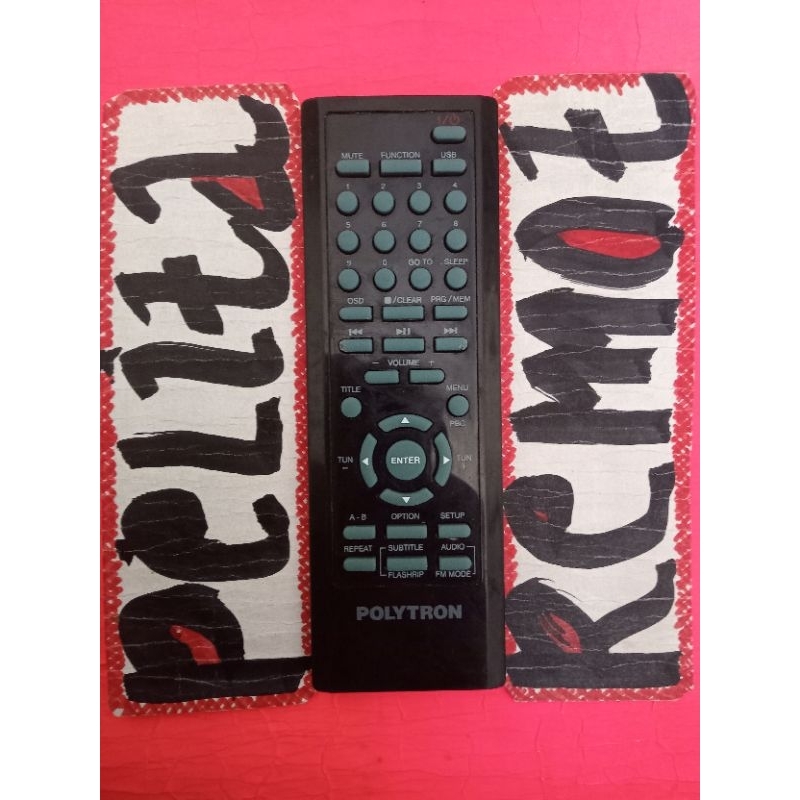 REMOTE POLYTRON COMPO HIFI NANO ORIGINAL TERLENGKAP