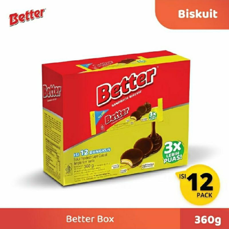 

Better Biscuit isi 12 pak 360g