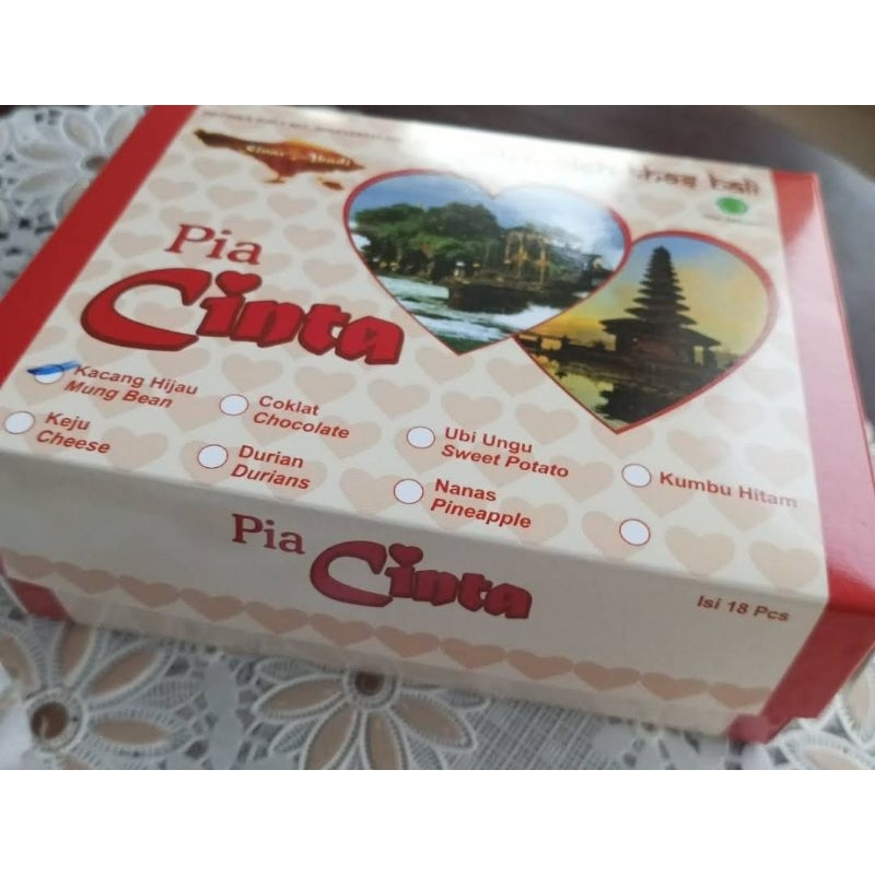 

pia cinta pia nanas pia durian pia ubi ungu pia kacang hijau pia ubi ungu pia coklat keju pia cinta Bali pie Bali bakpia Bali oleh oleh Bali jastip Bali