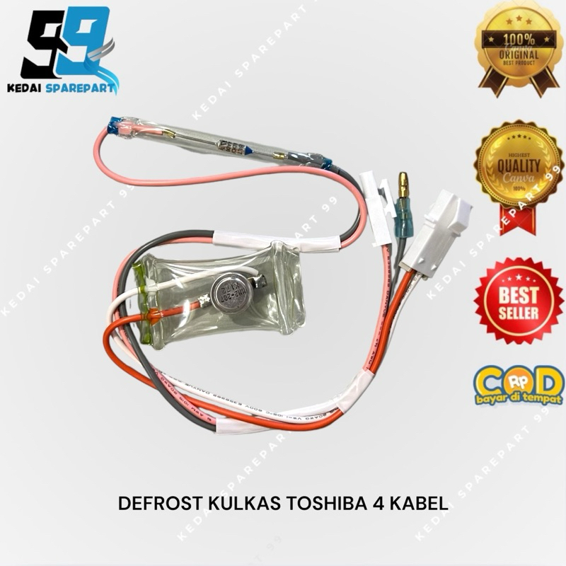 DEFROST KULKAS THOSIBA 4 KABEL WT 010